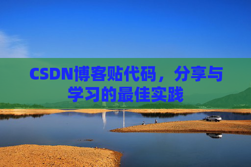 CSDN博客贴代码，分享与学习的最佳实践